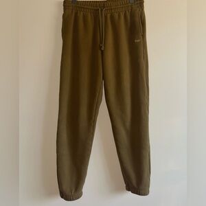 TNA Earthy Green Joggers Size M